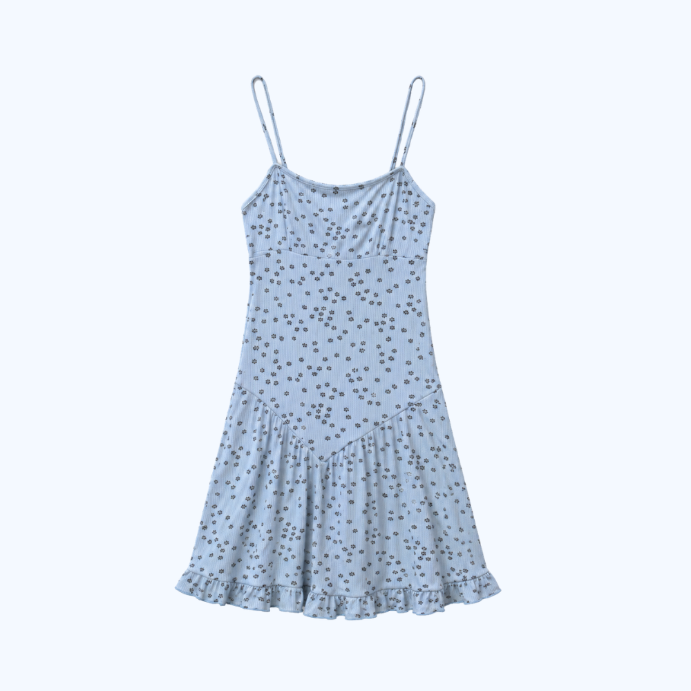 VESTIDO CORTO FLOREADO LV10616