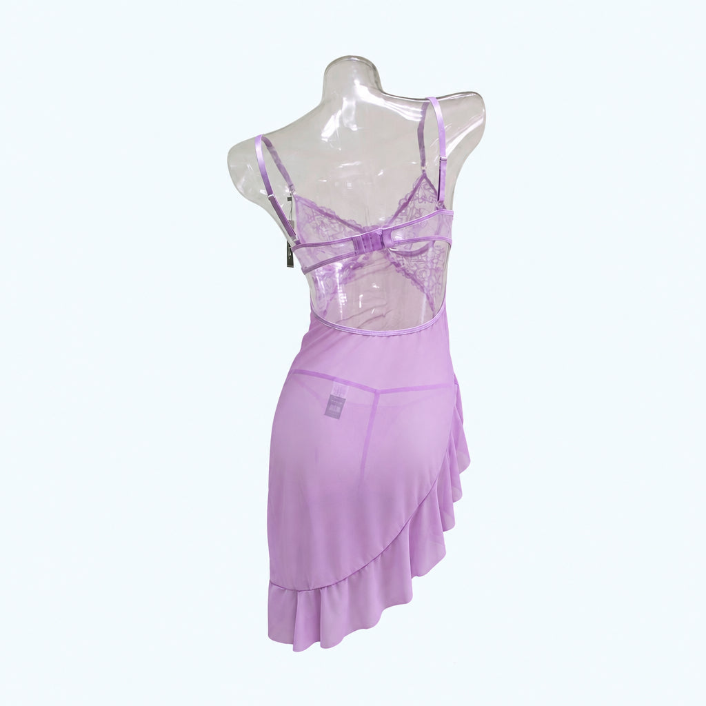 BABY DOLL DE MESH Y ENCAJE 4593