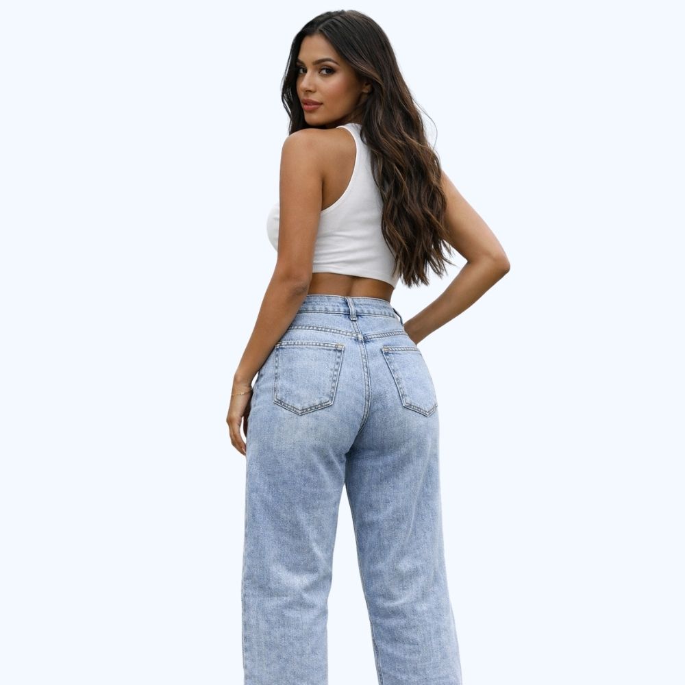 JEANS DETALLES "PINTADOS" LV5162