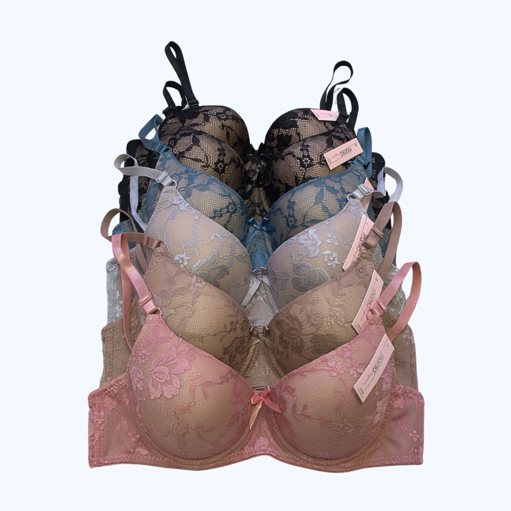 PACK 6 BRA DE ENCAJE BR4458L