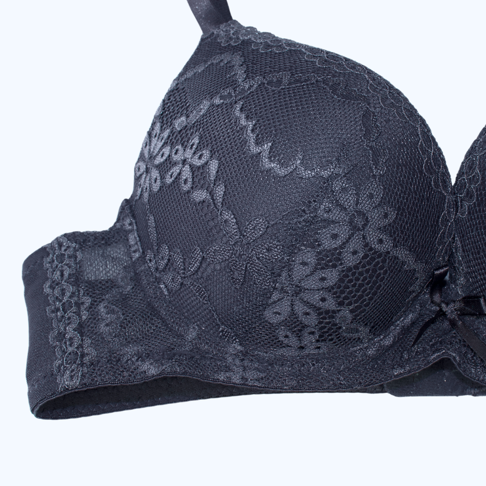 BRASSIER DE ENCAJE CON DOBLE PUSH-UP IB7476