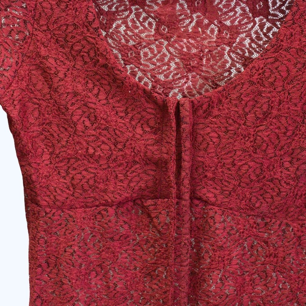 BLUSA DE ENCAJE MANGA LARGA LV10613