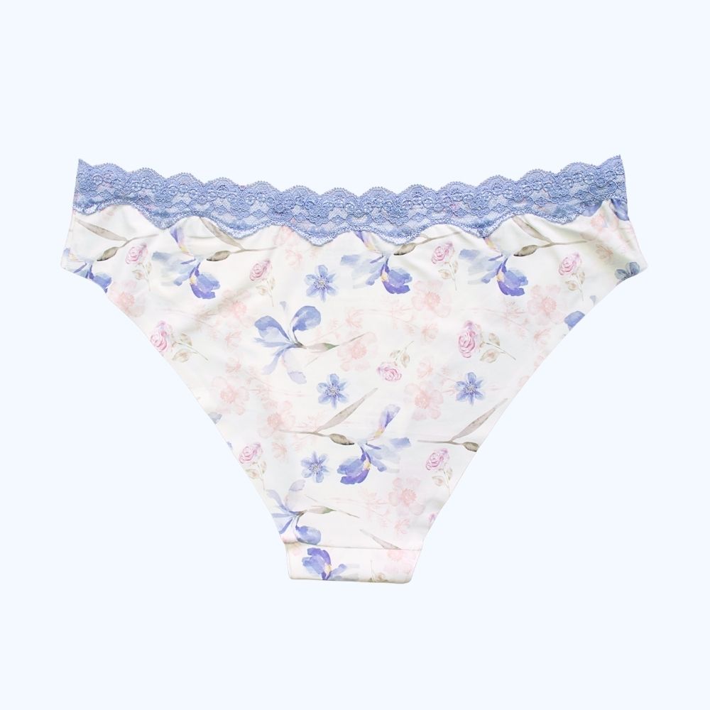 PANTY SIN COSTURA CON DETALLE DE ENCAJE LV224P