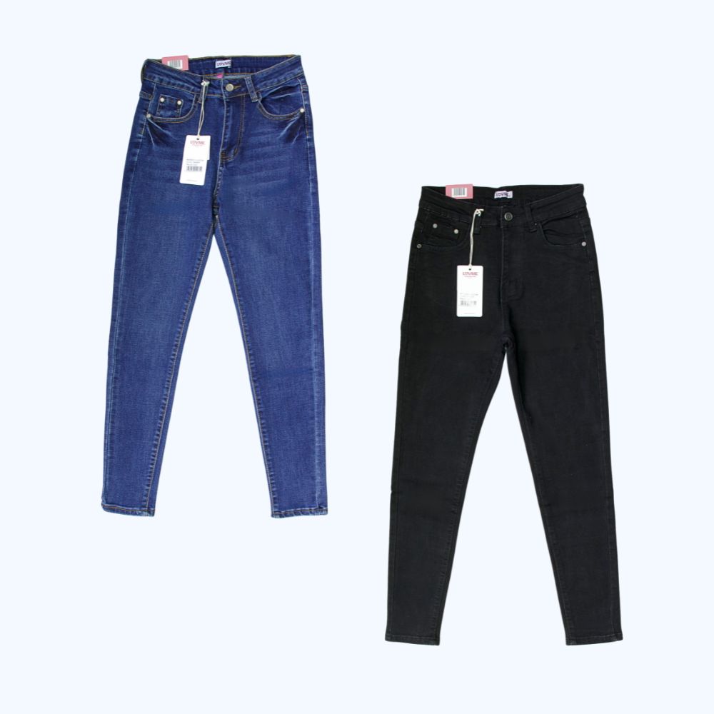 JEANS SKINNY LIGEROS DESLAVADOS LV5171