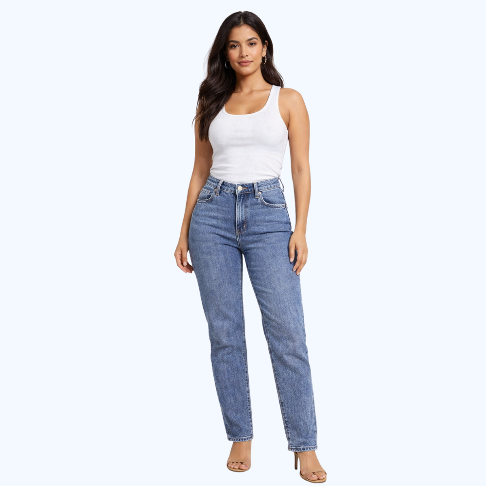 JEANS SKINNY TIRO ALTO LV5178