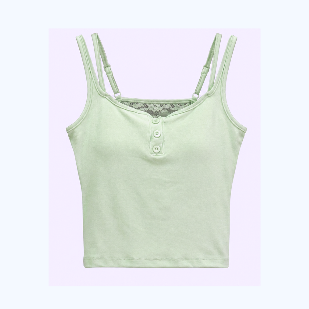 BLUSA CON DOBLE TIRANTE LV9255