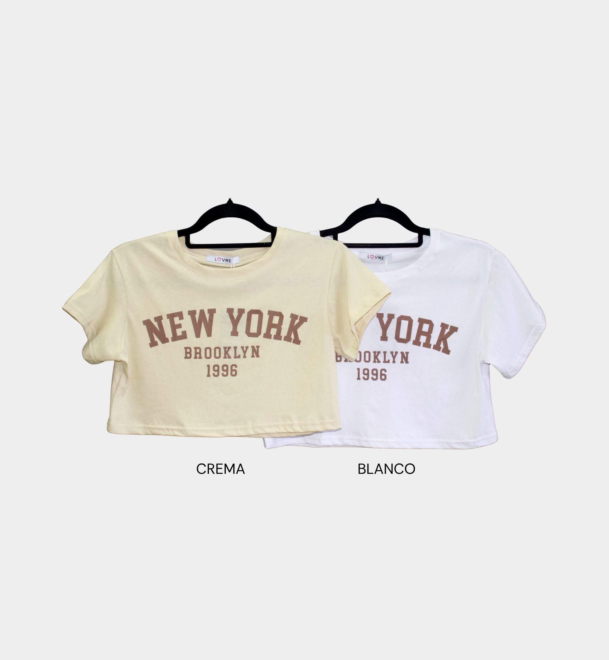 BLUSA CROP TOP "NEW YORK" LV5633