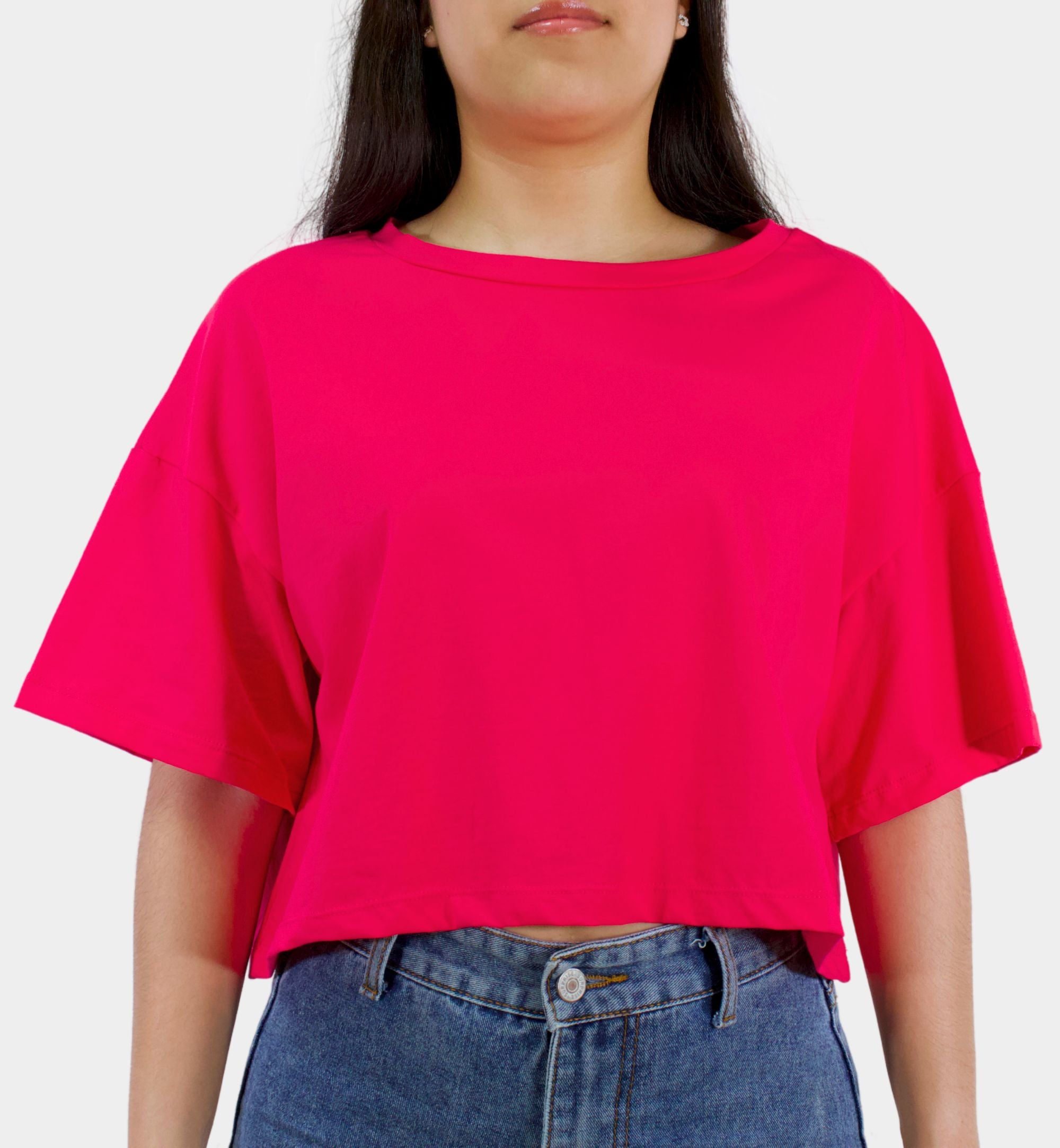 BLUSA MANGA CORTA HOLGADA LV03236