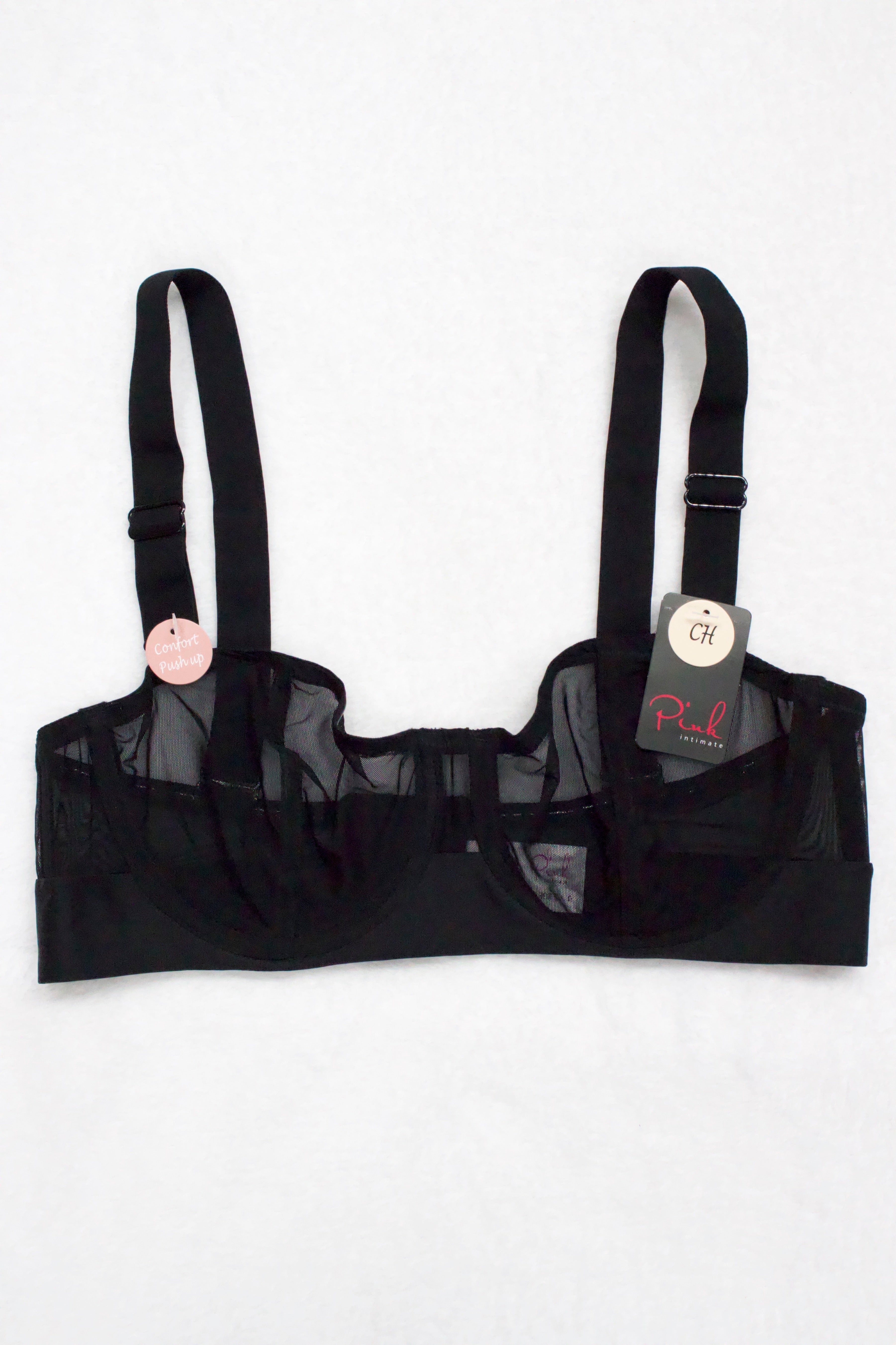 BRALETTE MESH CON VARILLA PI4939B