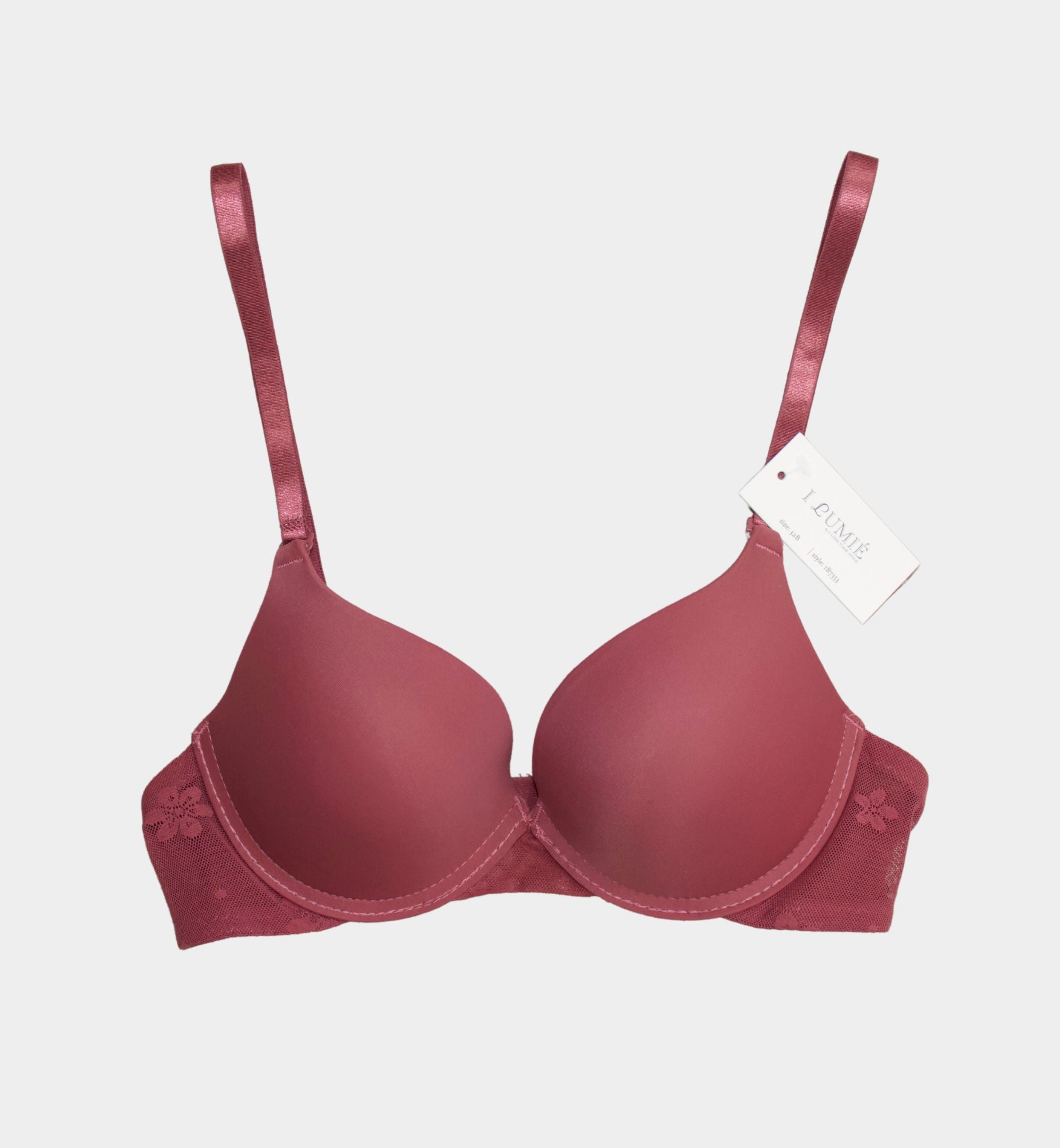 BRASSIER LISO CON ENCAJE IB7353