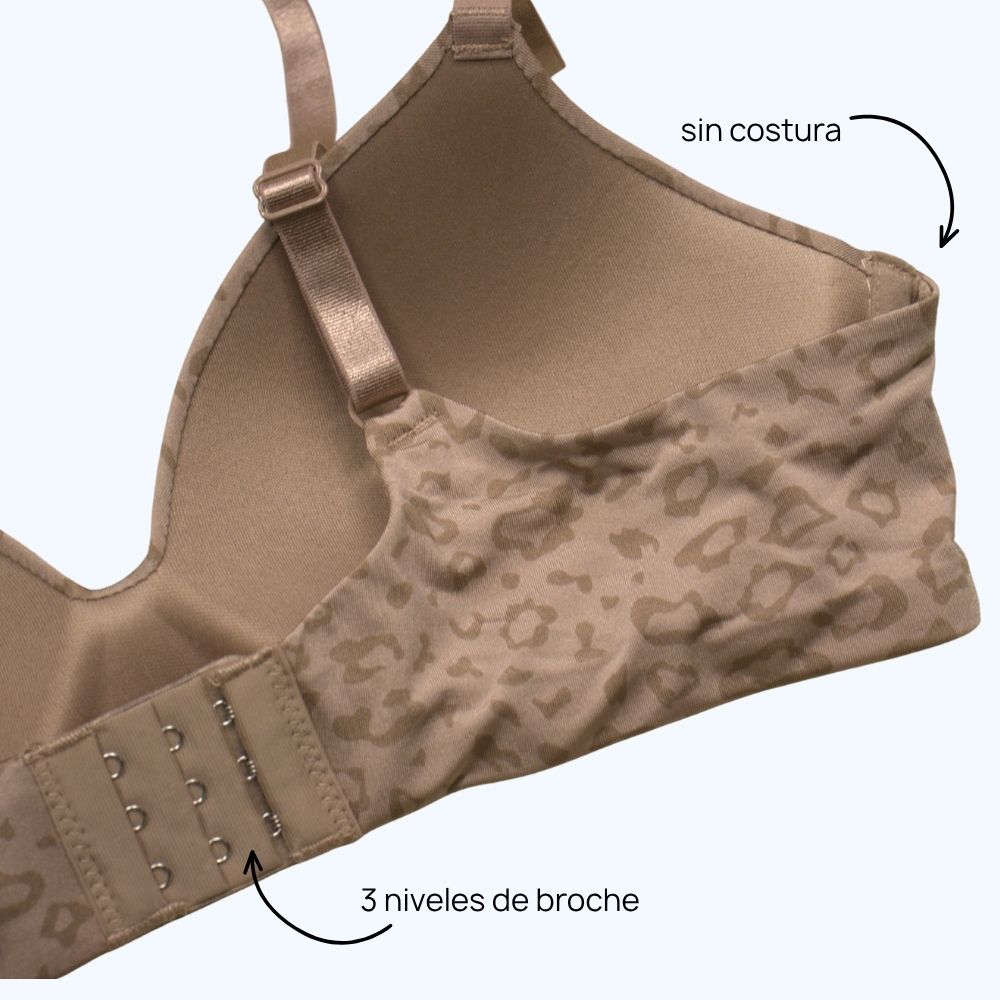 BRASSIER SIN VARILLA ESTAMPADO LV105