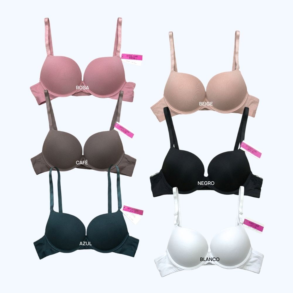 BRASSIER ALGODÓN DOBLE PUSH-UP IB7459