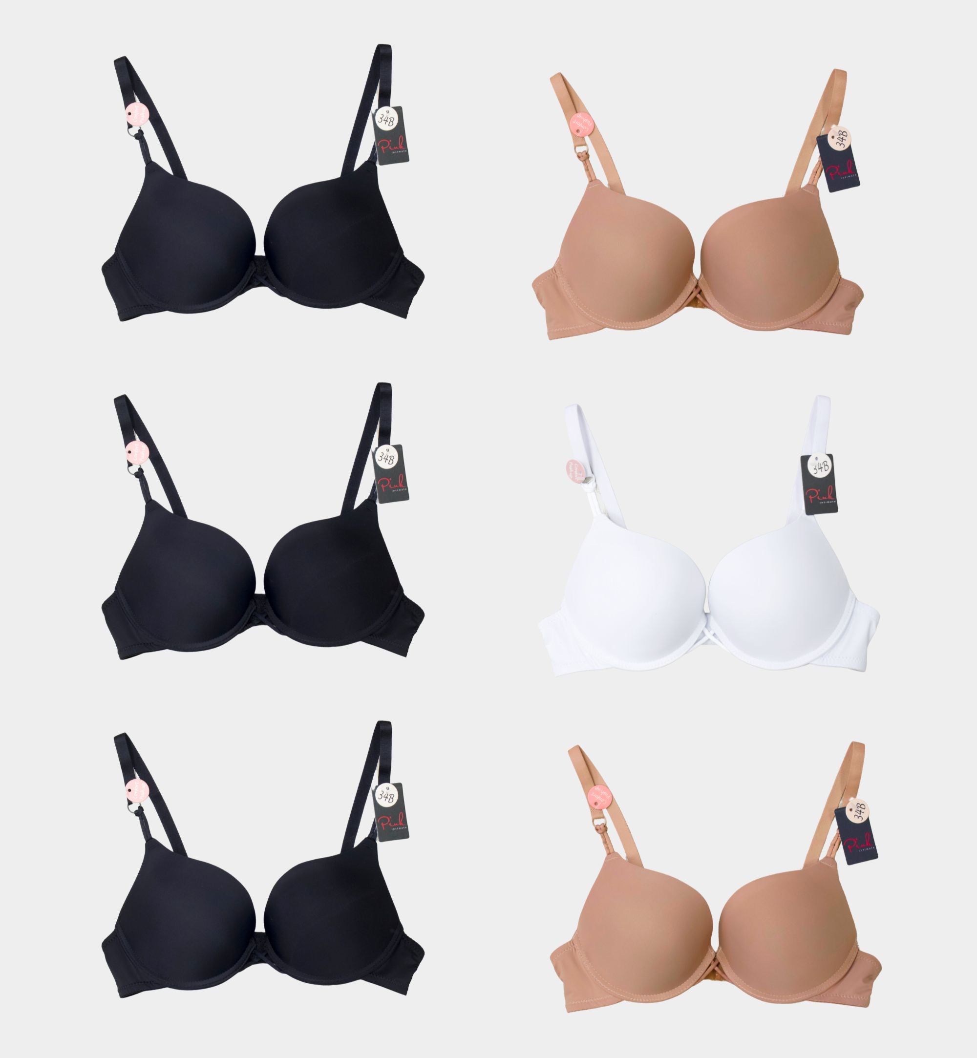 BRASSIER DOBLE PUSH-UP BÁSICOS PI1290B