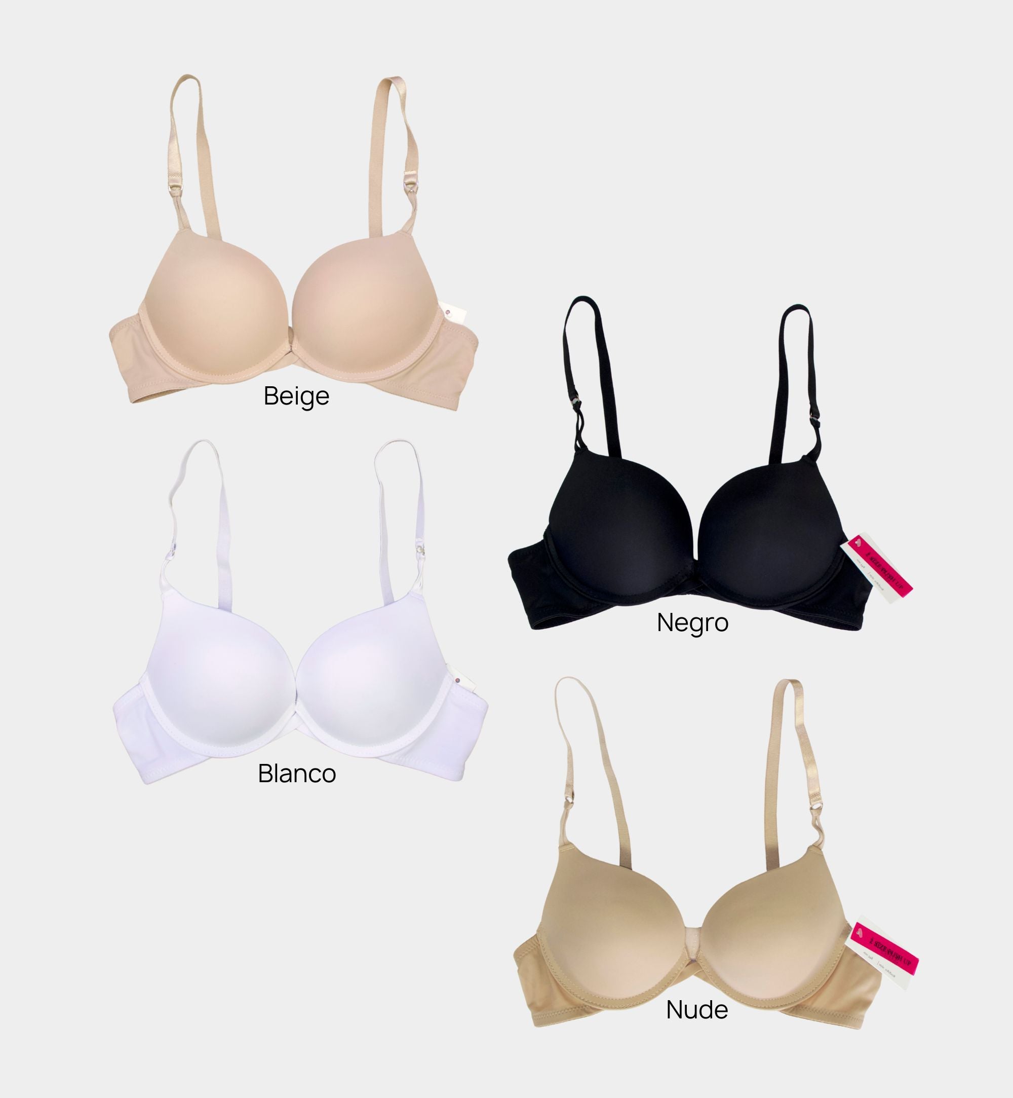 BRASSIER DOBLE PUSH-UP BÁSICOS IB1820B