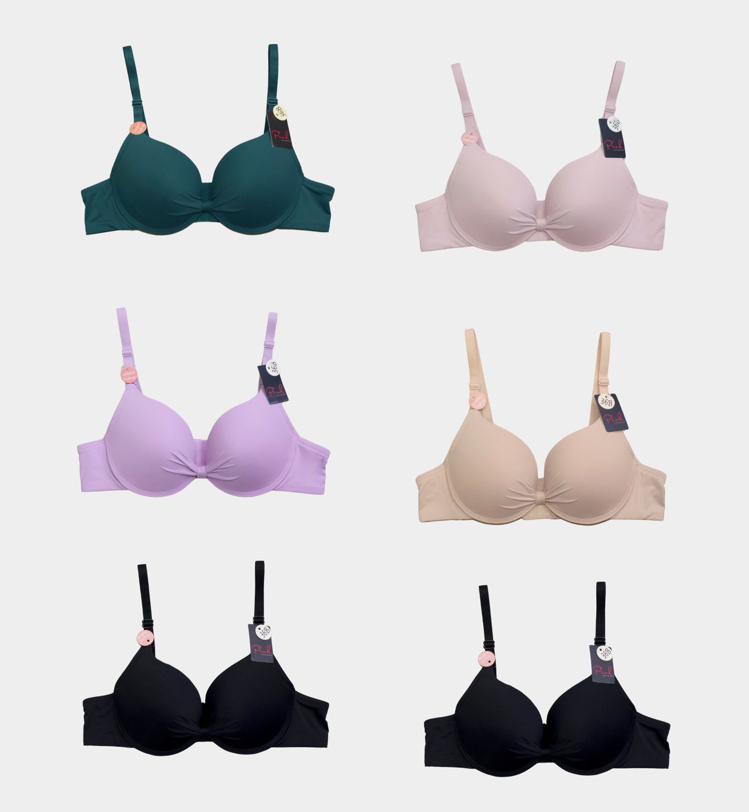 BRASSIER LISO ESTILO MOÑO PI6967B