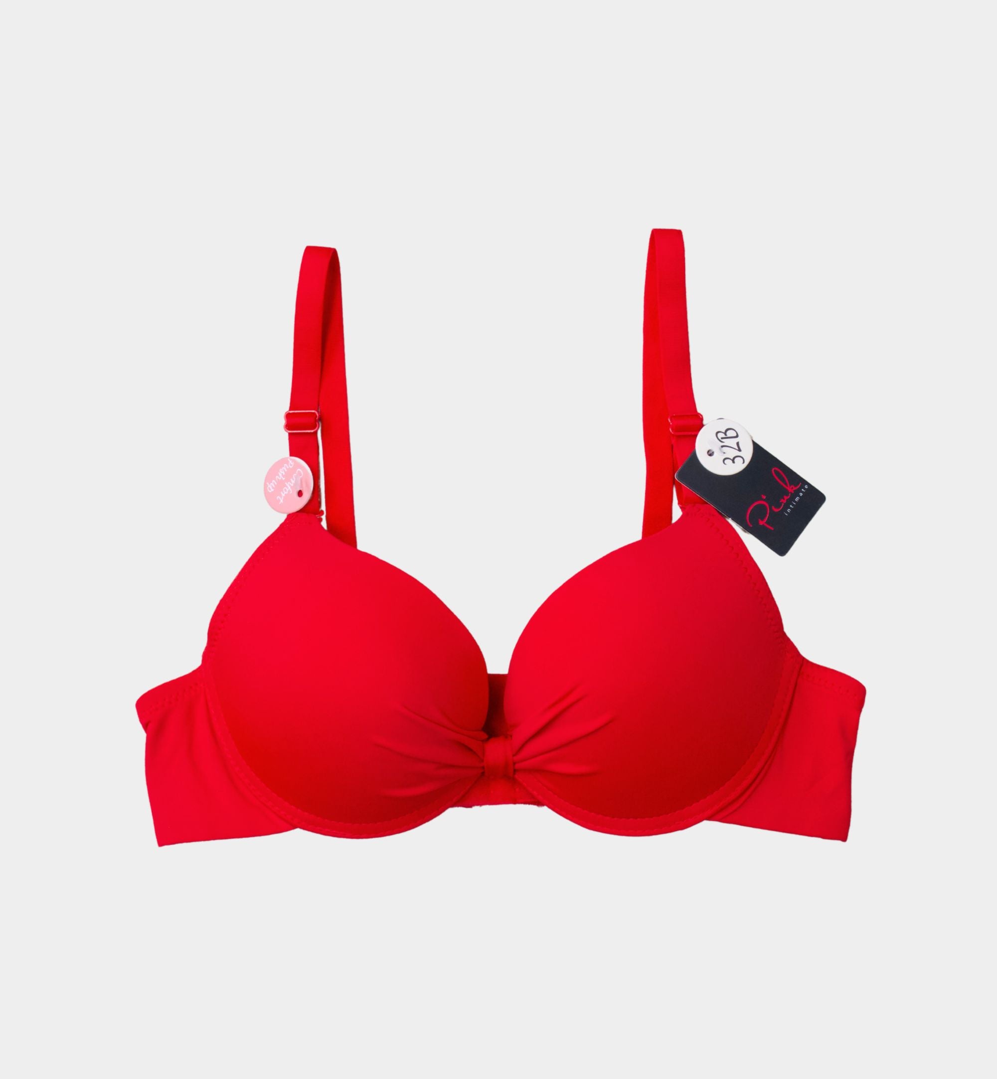 BRASSIER LISO ROJO "MOÑO" PI6967B