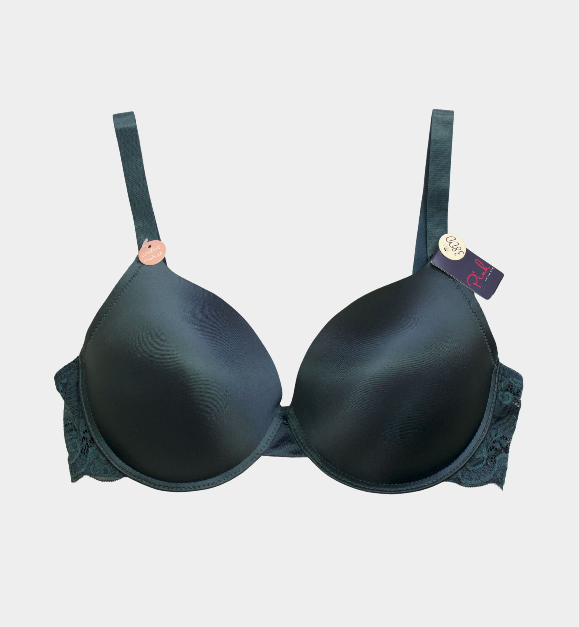 BRASSIER SATINADO CON ENCAJE COPA D Y DD PI0784B