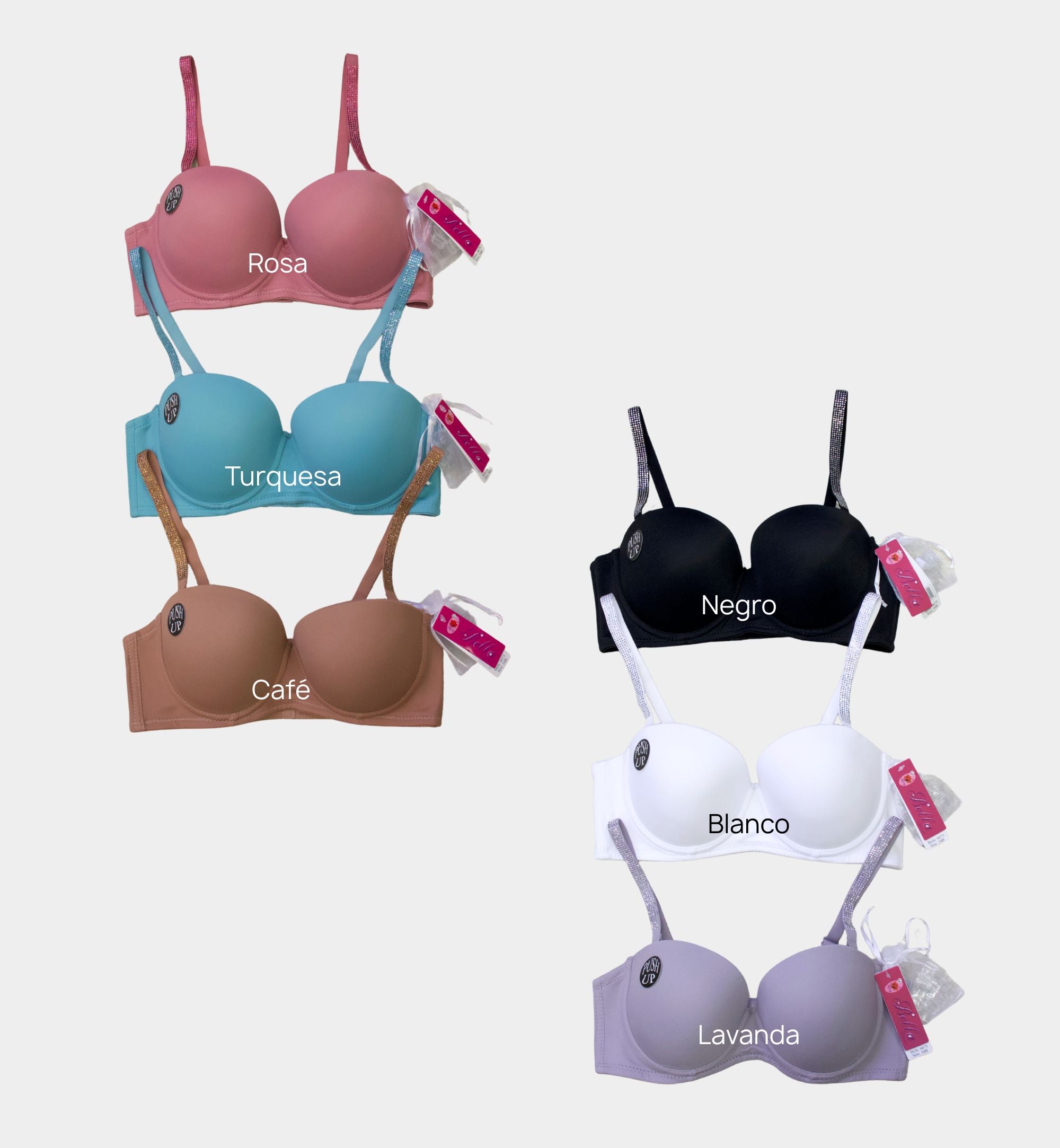 BRASSIER STRAPLESS C/PEDRERÍA 6673