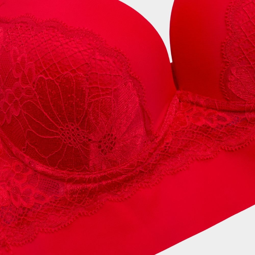 BRASSIER ROJO CON ENCAJE 6485R