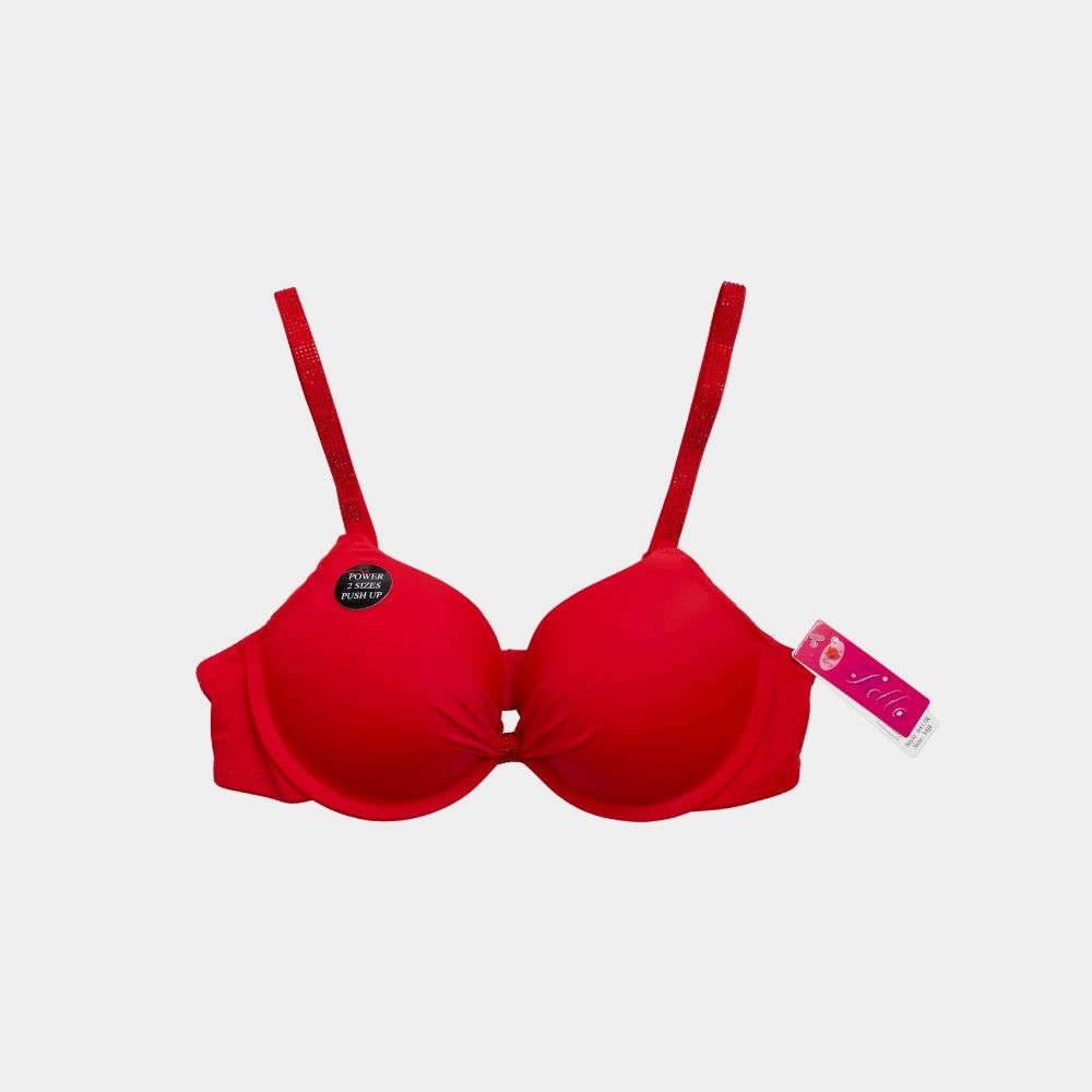 BRASSIER ROJO DOBLE PUSH-UP 6413R