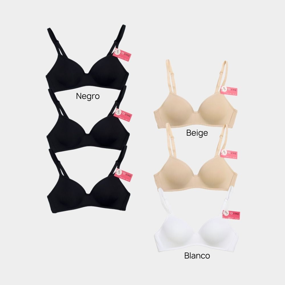BRASSIER SIN VARILLA BÁSICO LV217