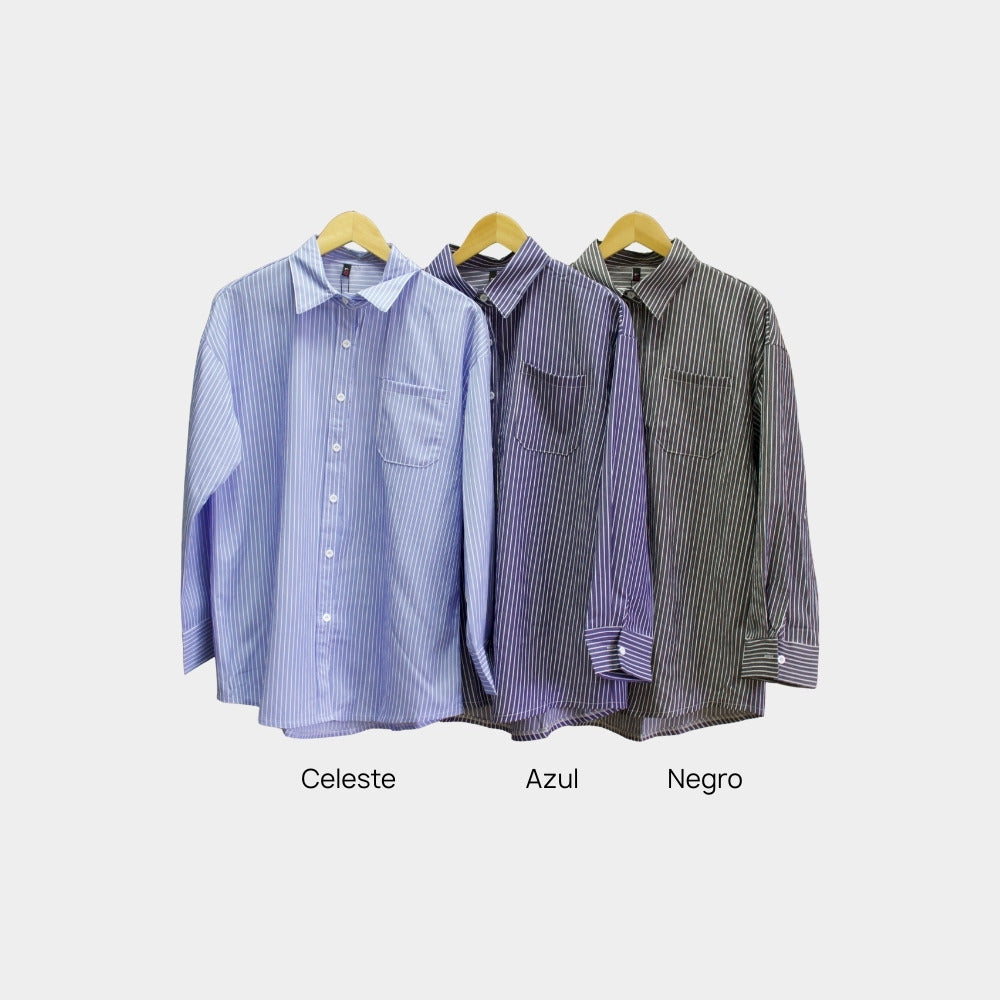 CAMISA RAYAS MANGA LARGA LV2644