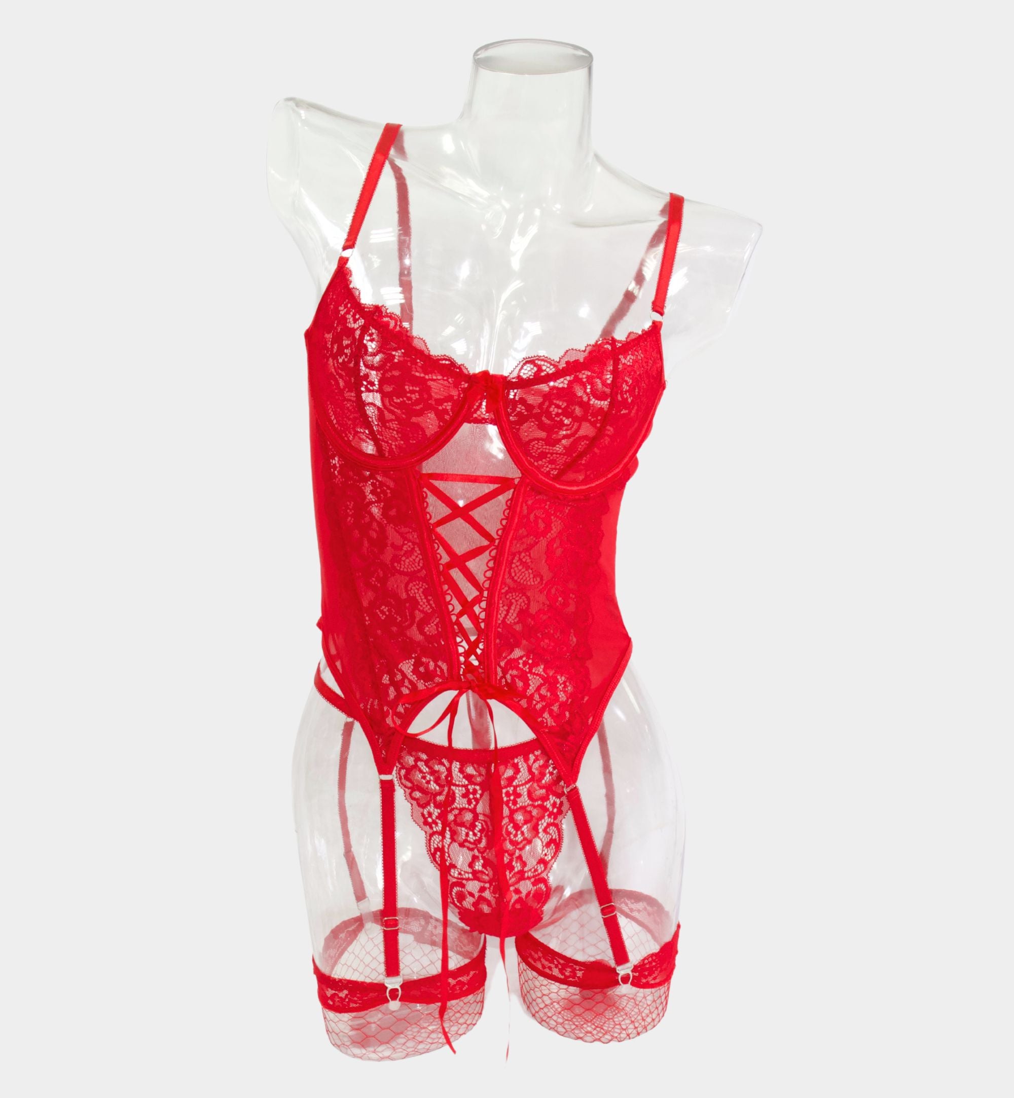 CONJUNTO DE MESH Y ENCAJE 2602 OFF