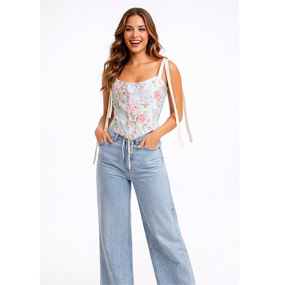 CORSET FLORAL LV11317