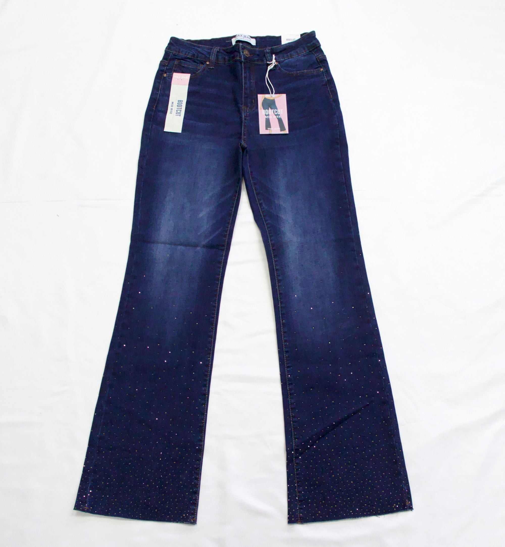 JEANS BOOTCUT CON PEDRERÍA 90356