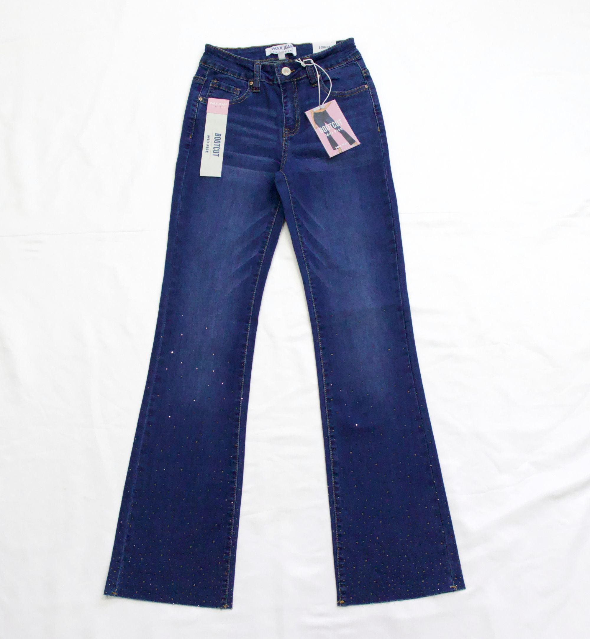 JEANS BOOTCUT CON PEDRERÍA 90356