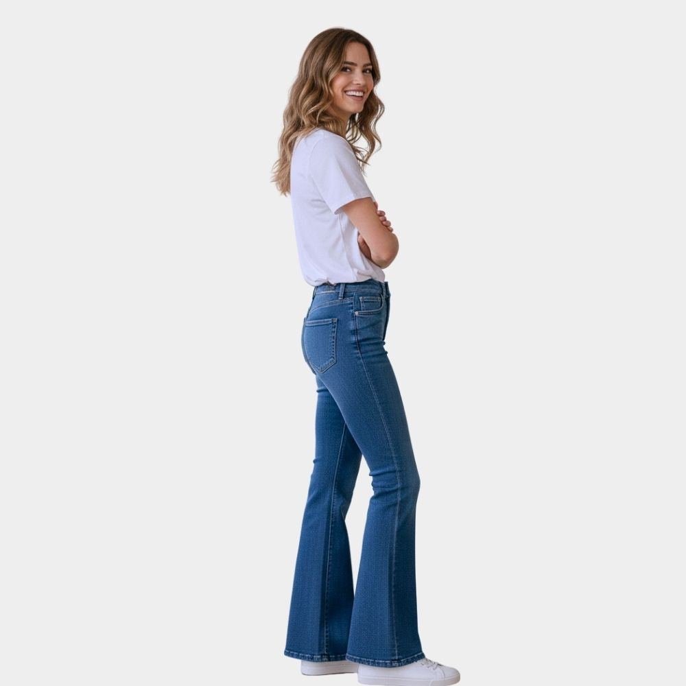 JEANS LISO ACAMPANADO LV5088