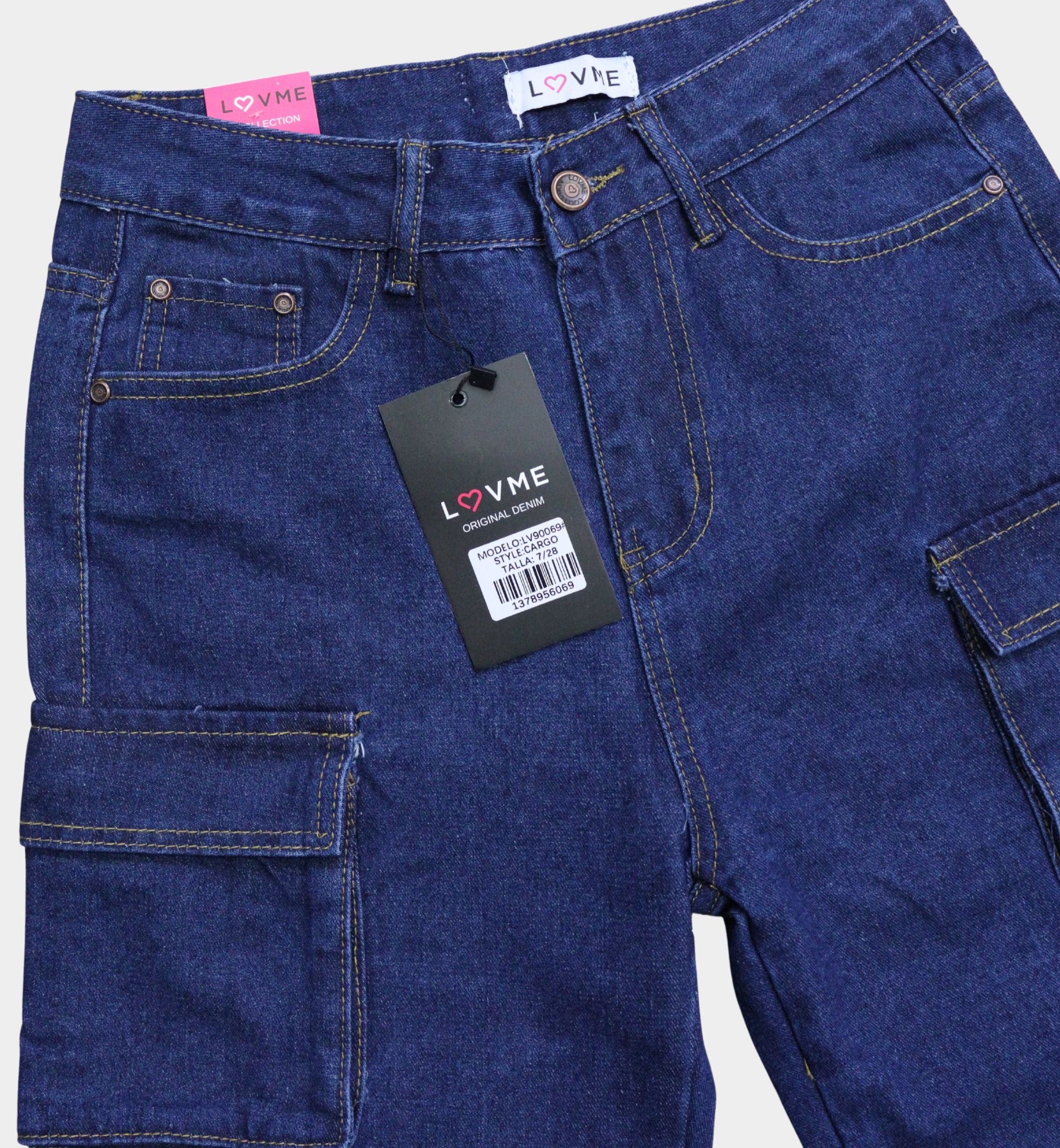 JEANS CARGO DOBLE BOLSILLO LV90069