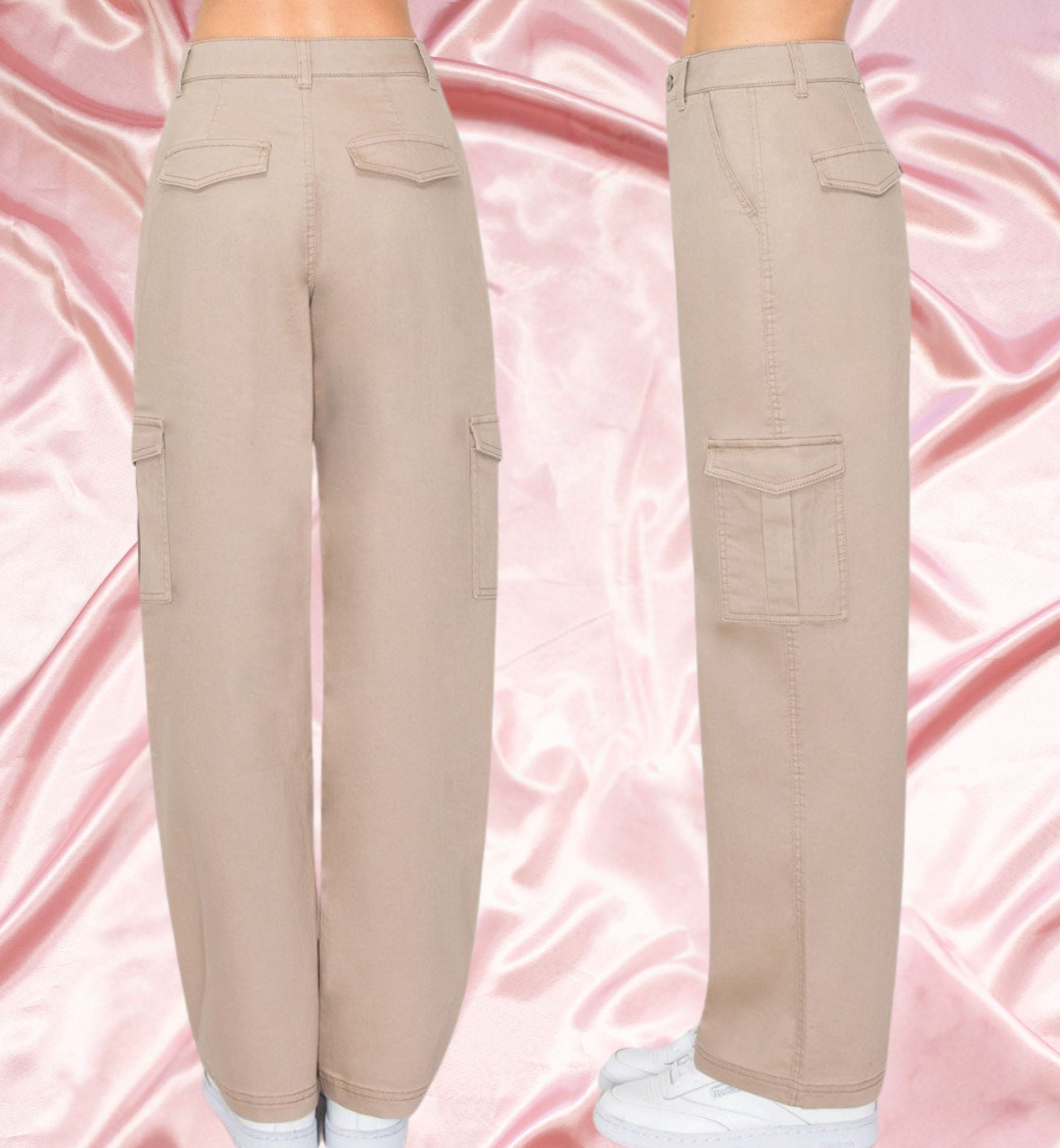 PANTALÓN CARGO Y WIDE LEG 90339 OFF