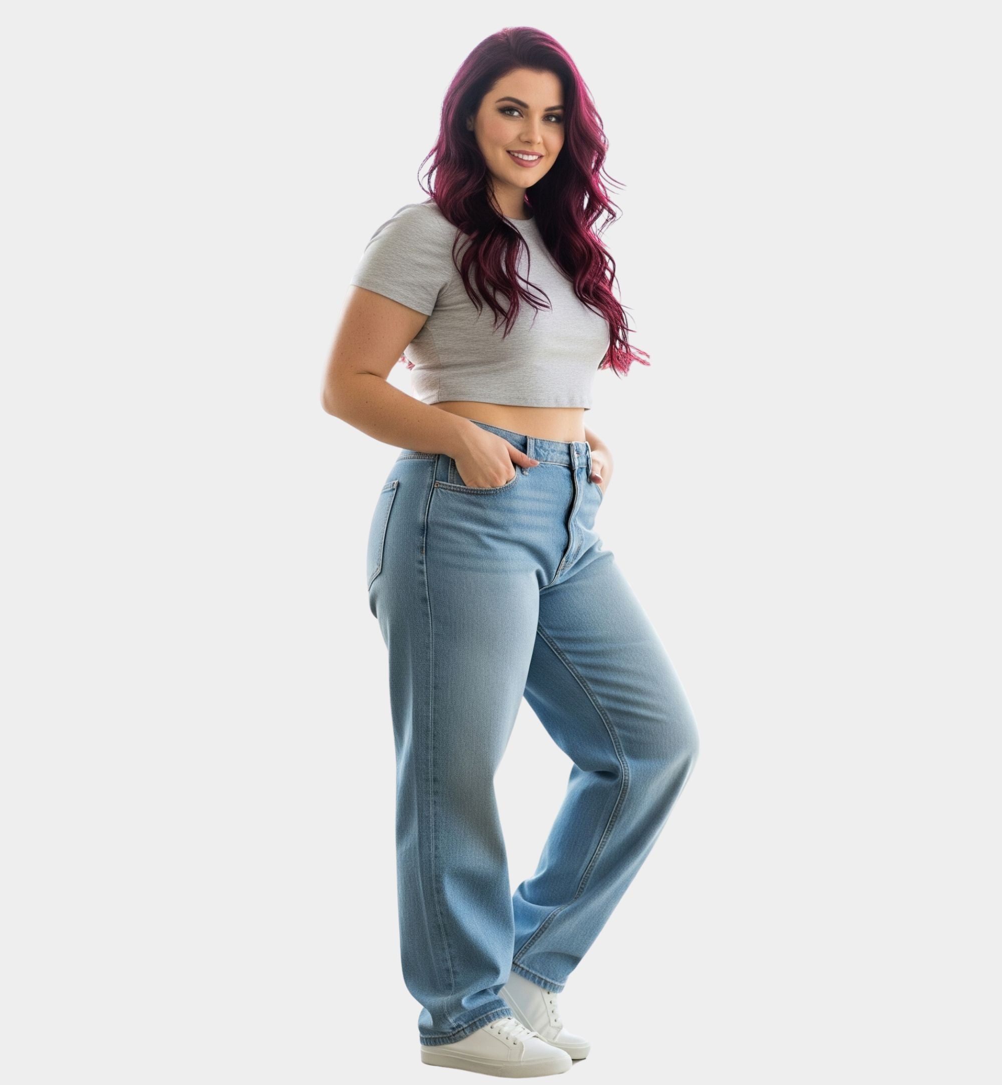 JEANS LISO Y RECTO CURVY 90333XL