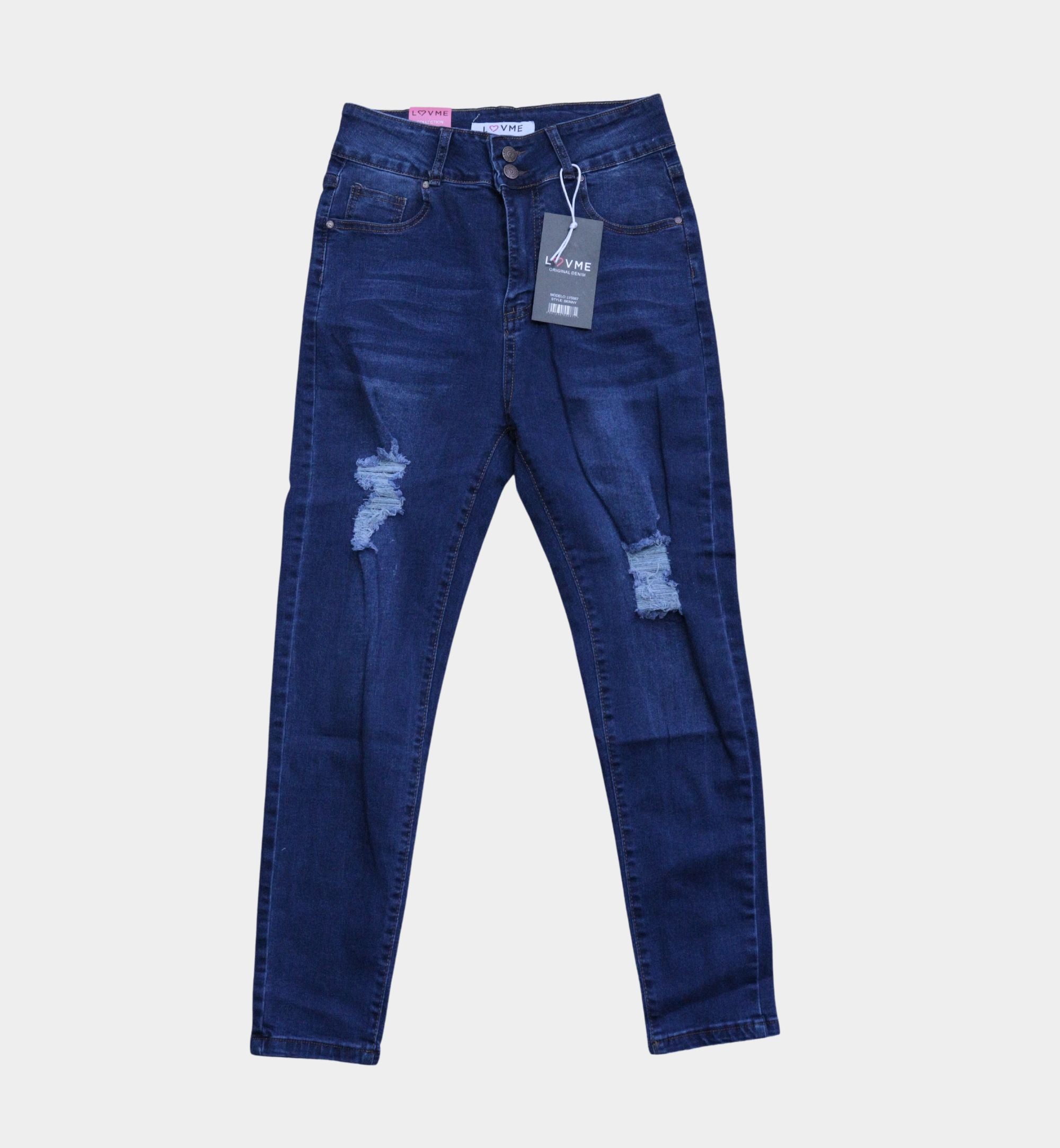 PANTALÓN SKINNY DETALLE DESTRUCCIÓN LV5087 OFF