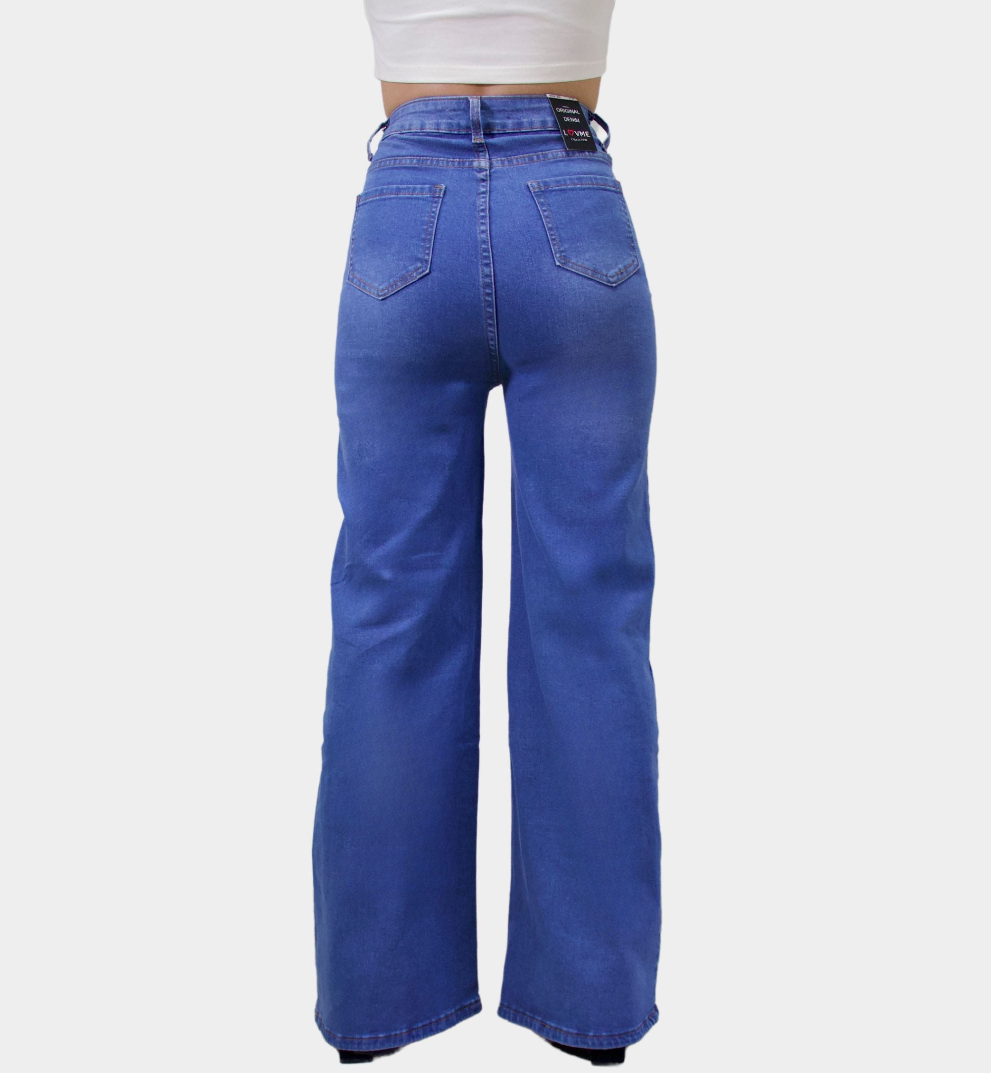 PANTALÓN LISO WIDE LEG LV242901 OFF
