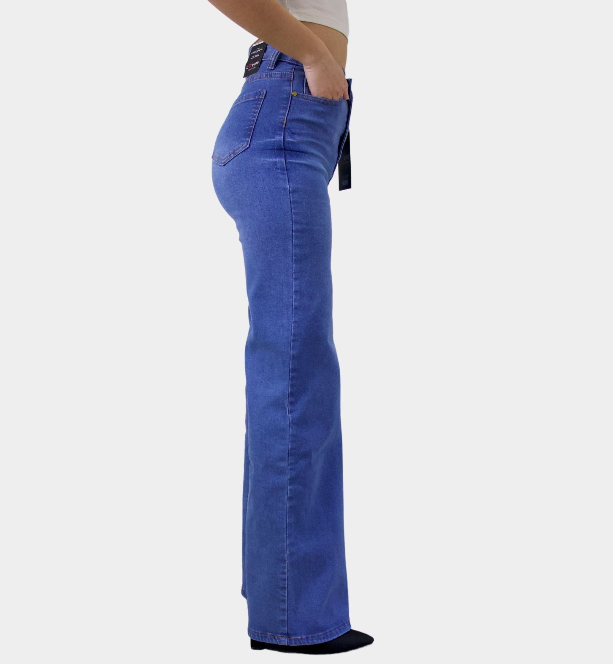 PANTALÓN LISO WIDE LEG LV242901 OFF