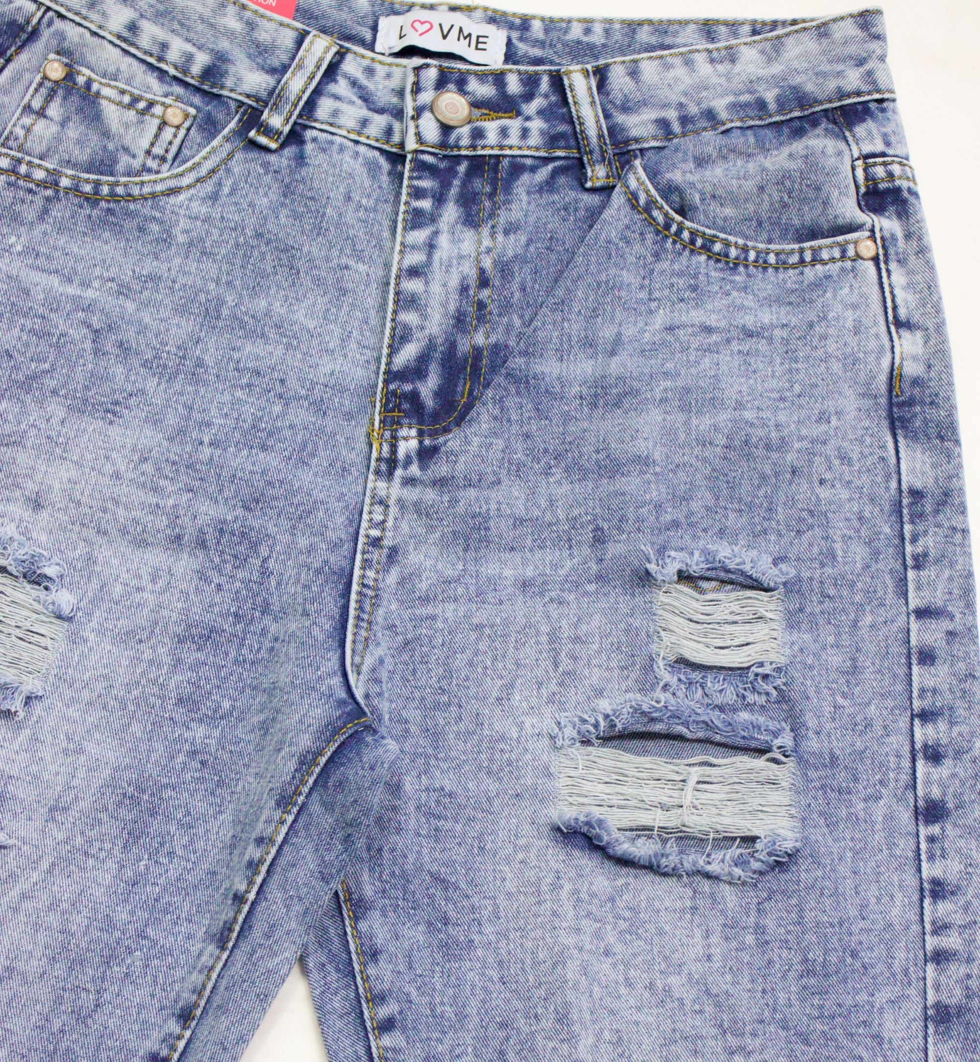 PANTALÓ MOM CON DESTRUCCIÓN LV90027 OFF