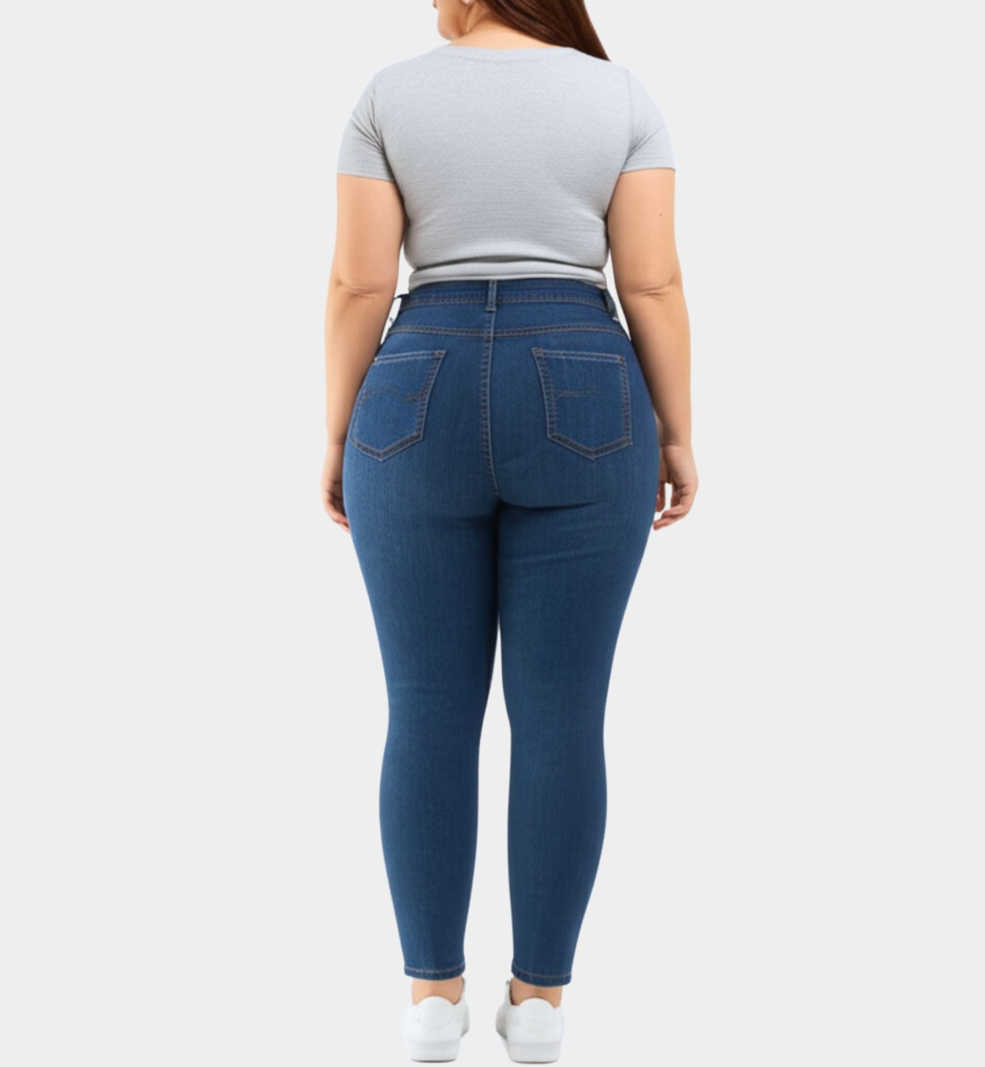 JEANS SKINNY LISO CURVY 90323XL