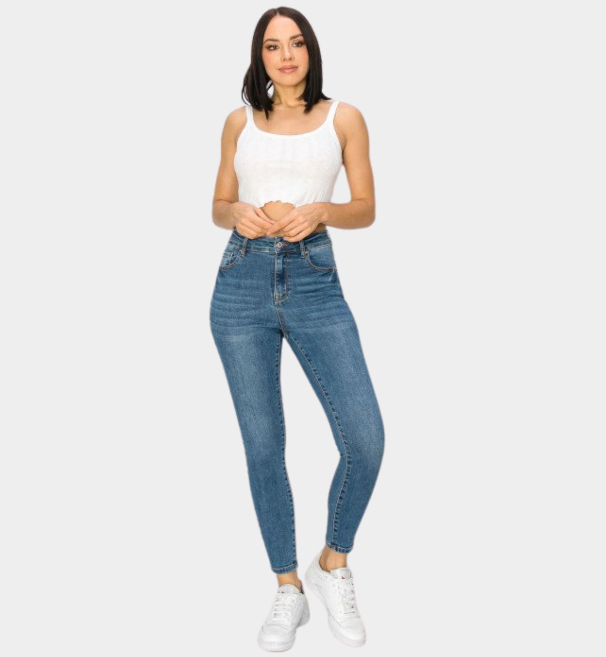 SKINNY JEANS LISOS STRETCH 90900