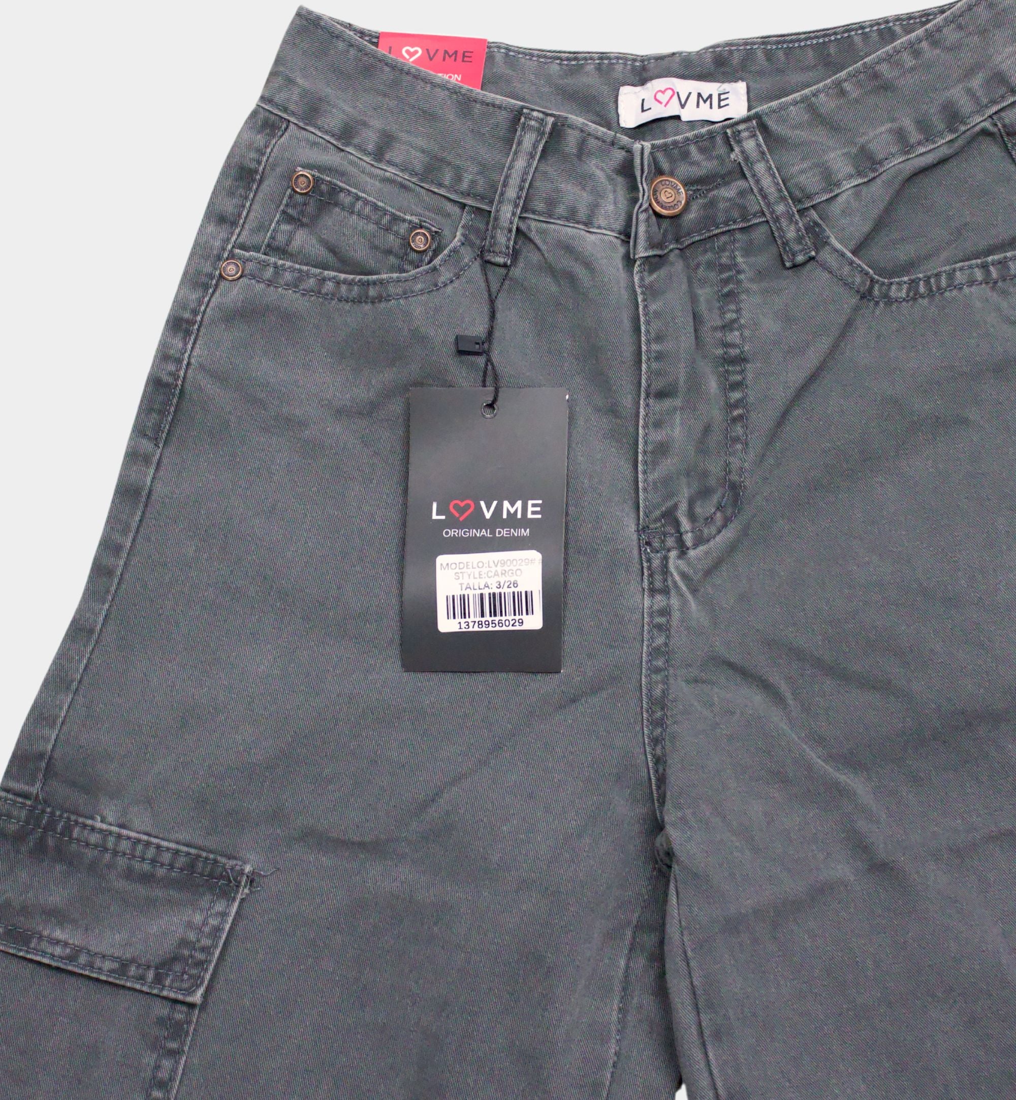 PANTALÓN ESTILO CARGO Y WIDE LEG LV90029 OFF