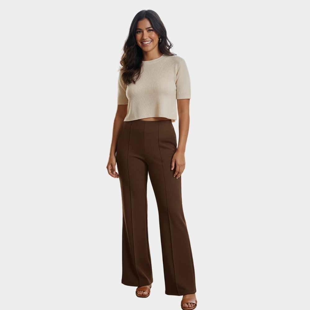 PANTALÓN AFELPADO ACAMPANADO LIGERO LV2603 OFF