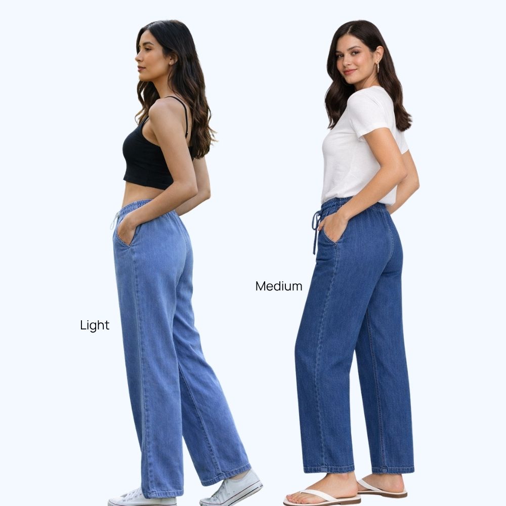 JEANS WIDE LEG LYOCELL 90399
