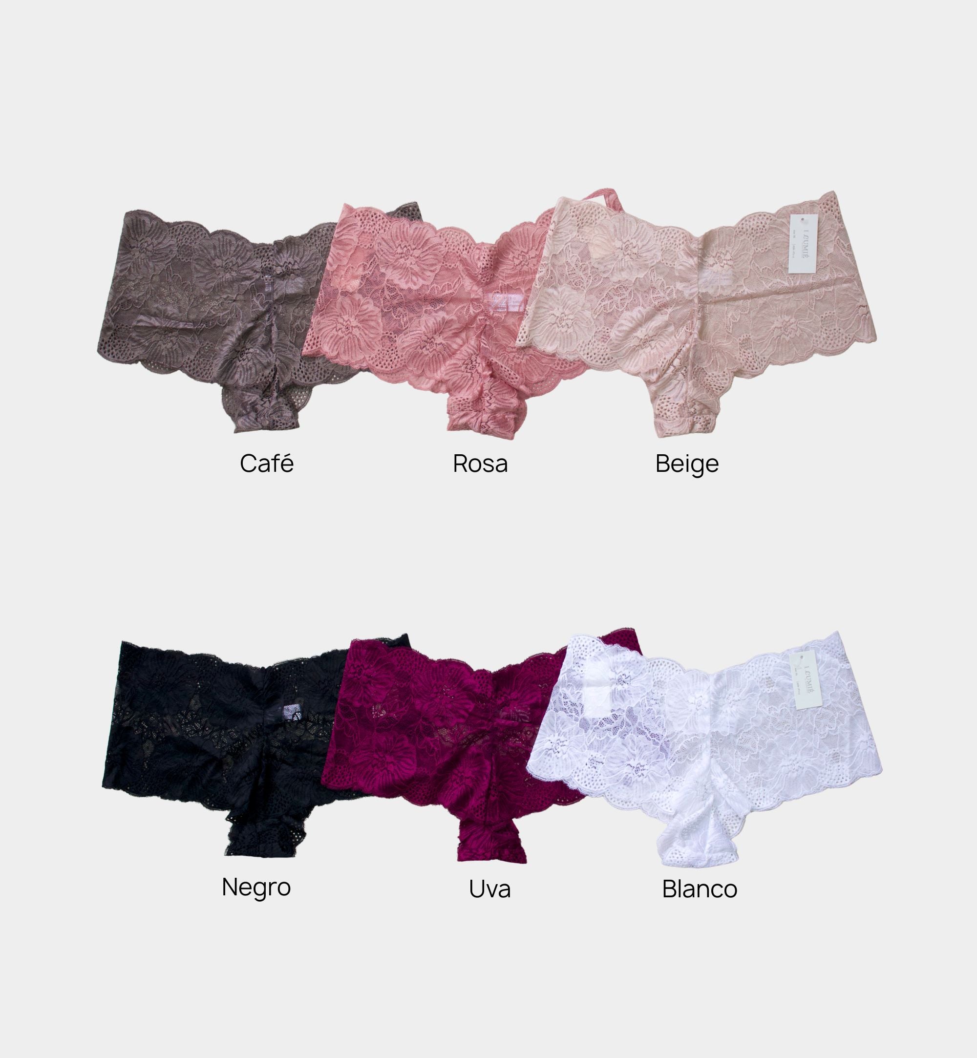PANTY CACHETERO DE ENCAJE IP7117