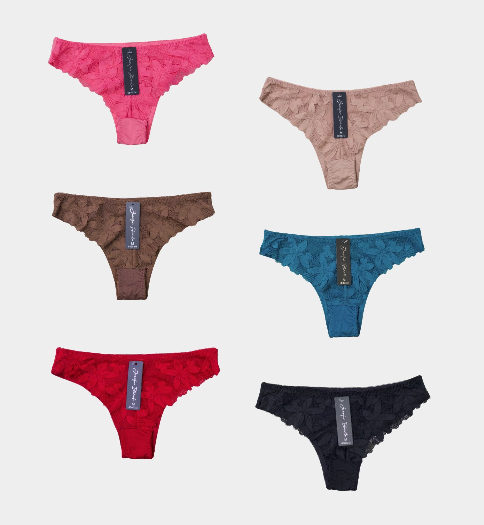 PANTY CACHETERO CON ENCAJE 68853M