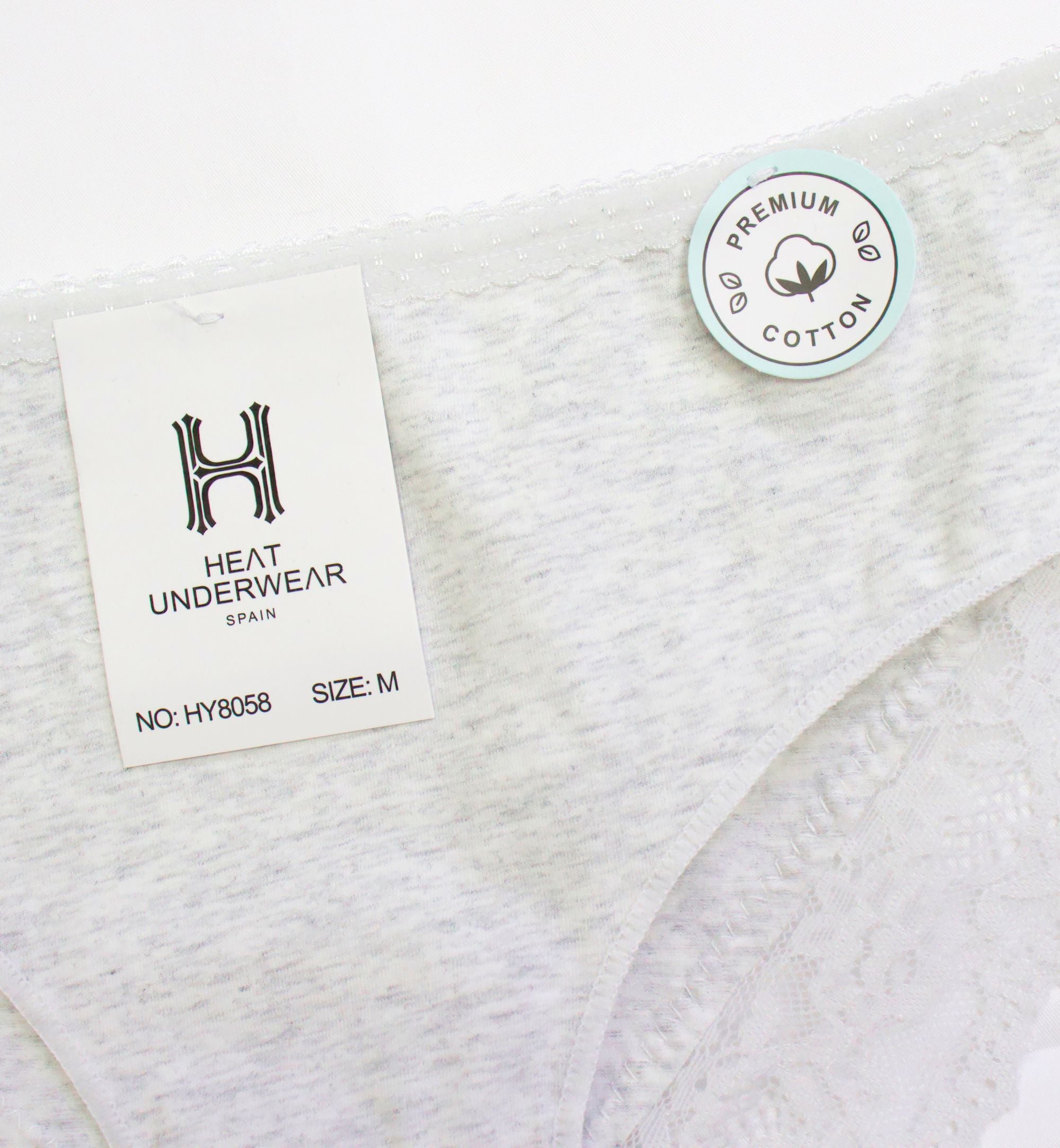 PANTY ALGODÓN CON DETALLES DE ENCAJE HY8058