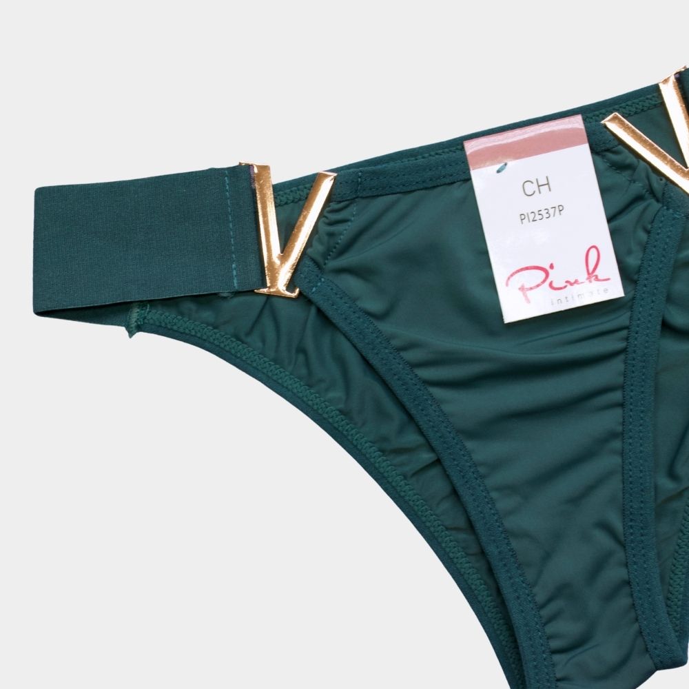 PANTY BIKINI DETALLE METÁLICO PI2537P