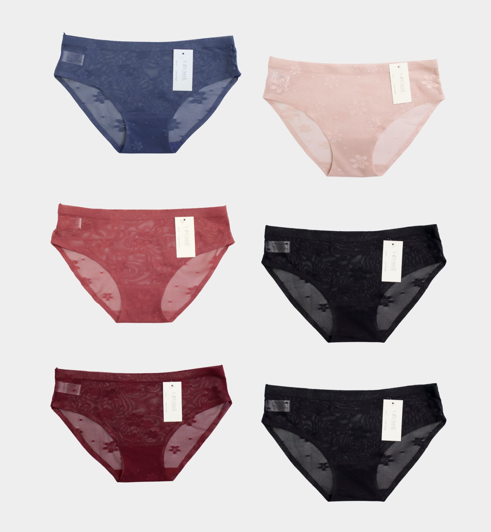 PANTY SIN COSTURA DE ENCAJE IP7353B