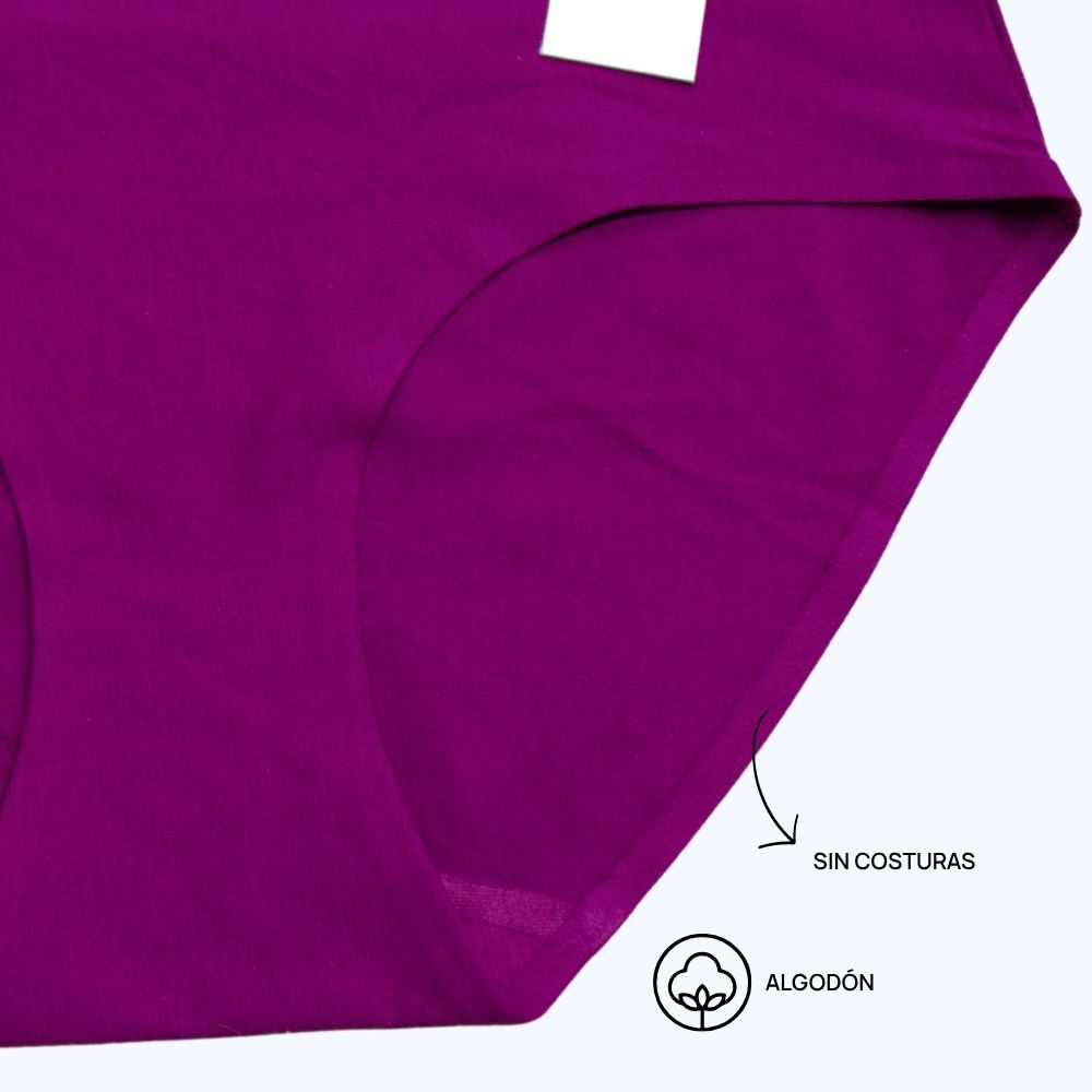 PANTY DE ALGODÓN SIN COSTURA IP7428PL
