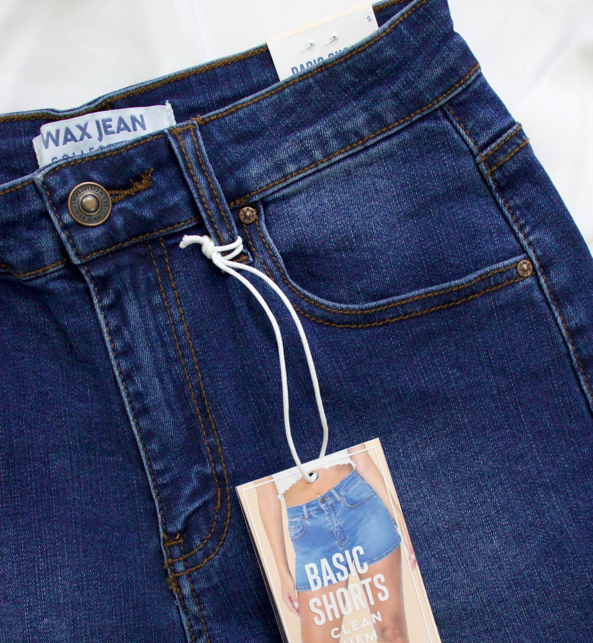 SHORTS DE MEZCLILLA LISOS 90346